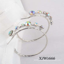 Ab Finish Diamond Clip Earring (XJW1666)